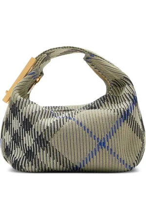 Burberry Mini Peg Handtasche mit Check