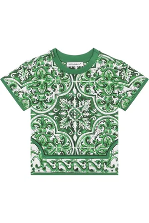 Dolce & Gabbana T-Shirt mit Majolica-Print