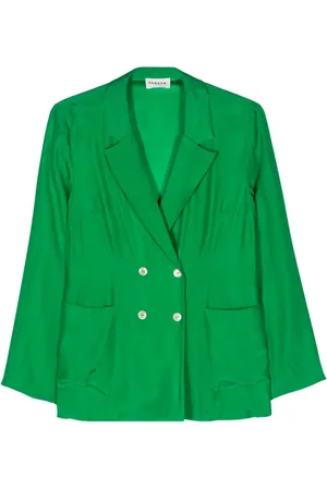 P.A.R.O.S.H. Doppelreihiger Blazer aus Seide