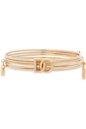 Dolce & Gabbana Armreif mit Logo-Anhänger