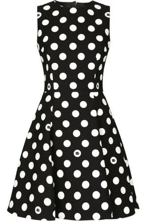 Dolce & Gabbana Midikleid mit Polka Dots