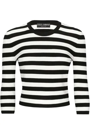 Dolce & Gabbana Gestreifter Cropped-Pullover