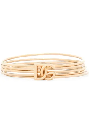 Dolce & Gabbana Armreif mit Logo-Anhänger