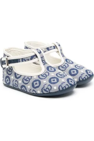 Gucci Canvas-Babyschuhe mit GG