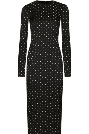 Dolce & Gabbana Midikleid mit Polka Dots