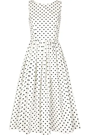 Dolce & Gabbana Midikleid mit Polka Dots