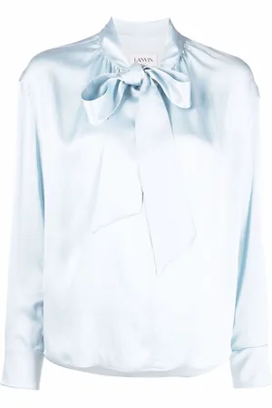 Lanvin Seidenbluse mit Schleifenverschluss
