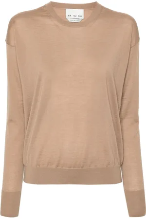 Sa Su Phi Kaschmirpullover mit rundem Ausschnitt