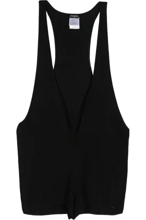 CHANEL 2008 Latzhose aus Seide