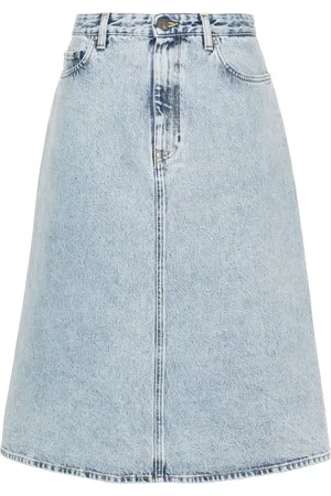 Totême Midirock aus Bio-Baumwoll-Denim
