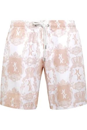 BILLIONAIRE Badeshorts mit Logo-Print