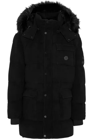 Philipp Plein Kapuzenjacke aus Faux Fur