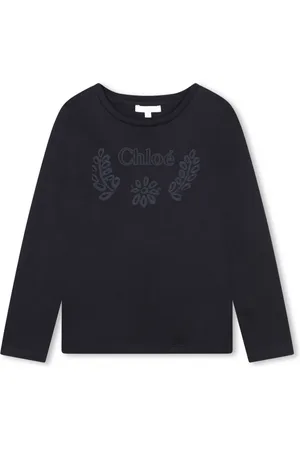 Chloé T-Shirt mit Logo-Stickerei