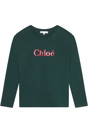Chloé T-Shirt mit Logo-Stickerei