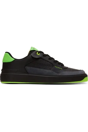 Balmain Zweifarbige B-Court Sneakers