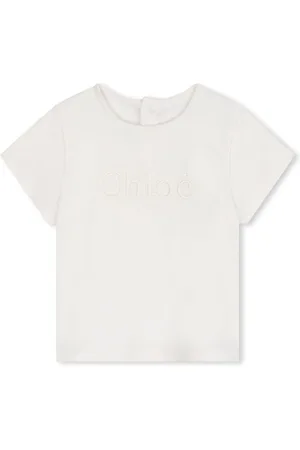 Chloé T-Shirt mit Logo-Stickerei