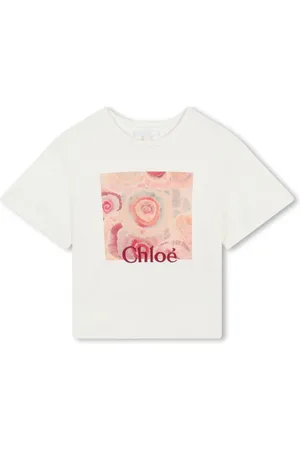 Chloé T-Shirt mit Logo-Print