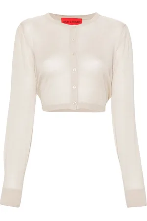 FARFETCH Fein gestrickter Taylor Cropped-Cardigan