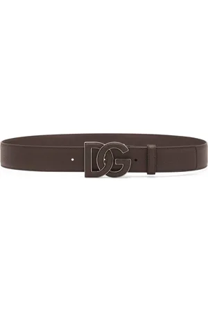 Dolce & Gabbana Ledergürtel mit Logo-Schnalle