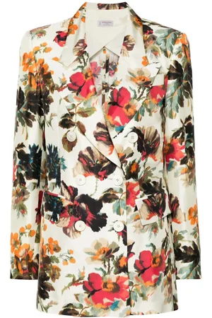 ALBERTO BIANI Blazer mit Blumen-Print
