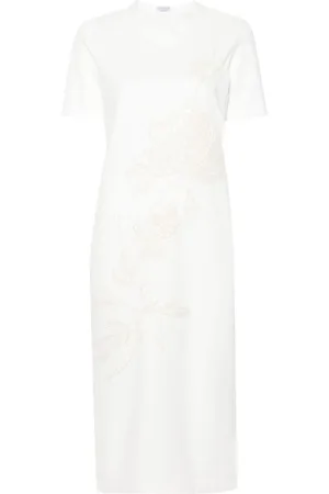 Brunello Cucinelli Midikleid mit Pailletten