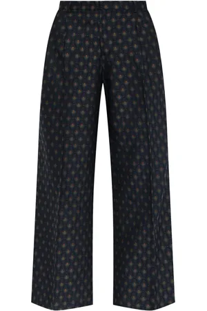 Etro Palazzohose mit Blumen-Print