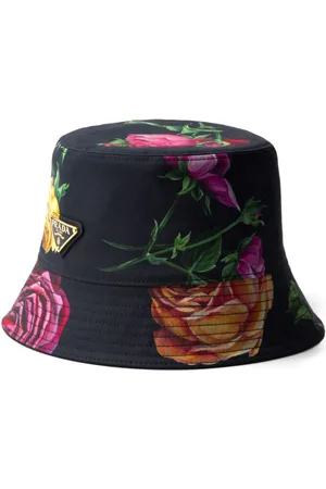 Prada Fischerhut mit Blumen-Print