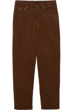 Prada Cordhose mit Logo