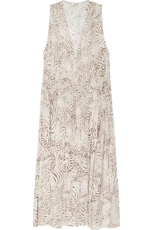 ANINE BING Mia Midikleid mit Muschel-Print