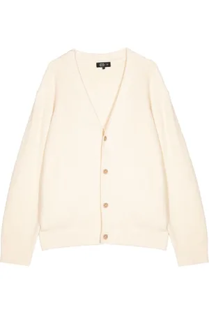 MAN ON THE BOON. Cardigan aus Waffelstrick