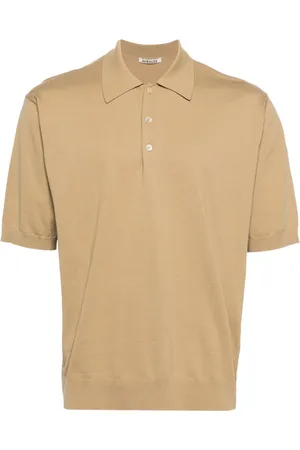 Auralee Poloshirt mit kurzen Ärmeln