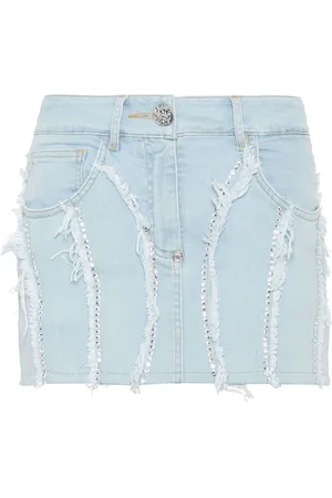 Philipp Plein Minirock mit Kristallen