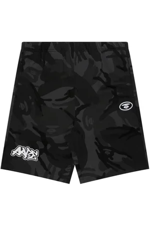 A Bathing Ape Joggingshorts mit Camouflage-Print