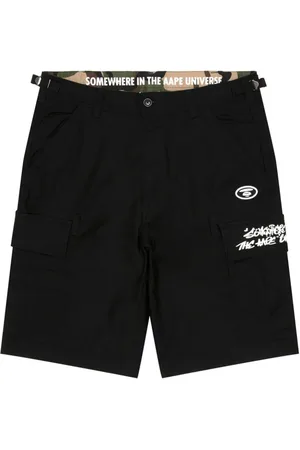 A Bathing Ape Shorts mit Logo-Applikation
