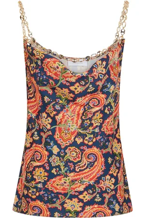 Paco rabanne Top mit Paisley-Print