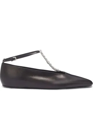 Jil Sander Ballerinas mit Kristallen