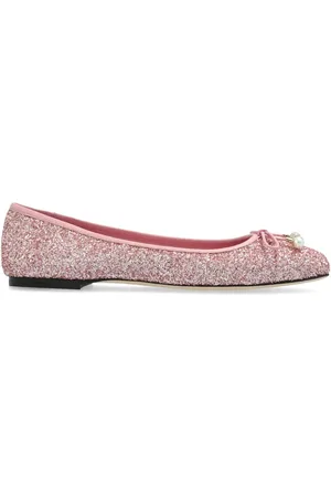 Jimmy Choo Elme Ballerinas im Glitzer-Look