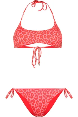 FISICO Neckholder-Bikini mit Leoparden-Print