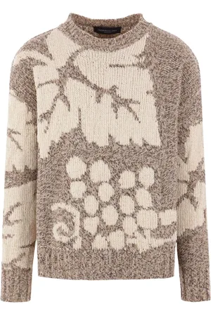 Federico Cina Grape Intarsien-Pullover