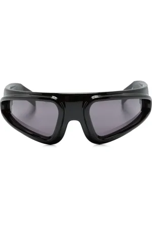 Rick Owens Sonnenbrille im Biker-Look