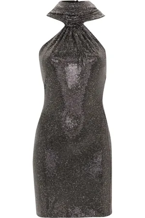 GIUSEPPE DI MORABITO Kapuzen-Minikleid mit Strass