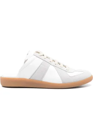 Maison Margiela Slipper mit Kontrasteinsätzen