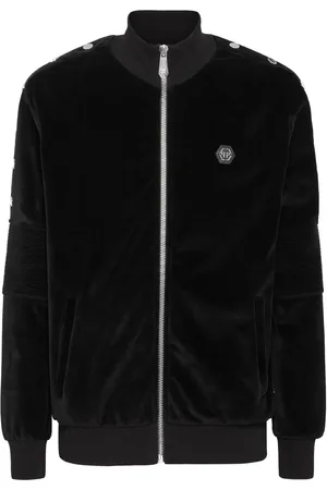 Philipp Plein Sportjacke mit Logo-Schild