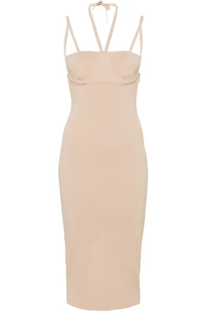 ANDREADAMO Neckholder-Midikleid