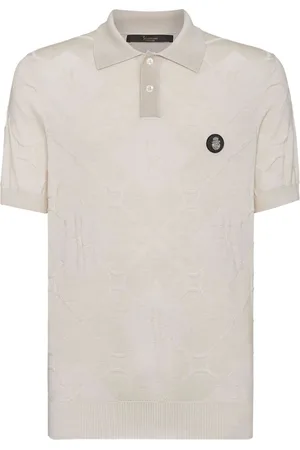 BILLIONAIRE Poloshirt mit Intarsienmuster
