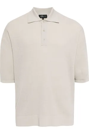 MAN ON THE BOON. Gestricktes Poloshirt