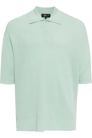 MAN ON THE BOON. Gestricktes Poloshirt