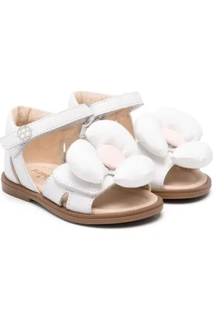 Florens Sandalen mit Blumenapplikation