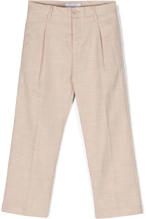 Paolo Pecora Tapered-Hose mit Bundfalten