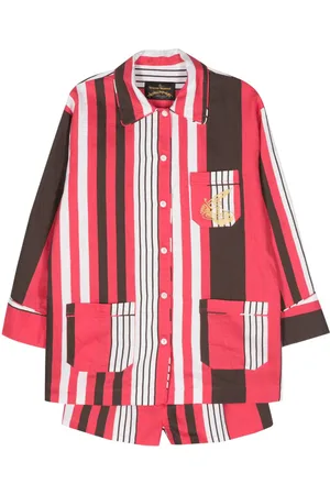 Vivienne Westwood 2018 gestreifter, kurzer Anzug